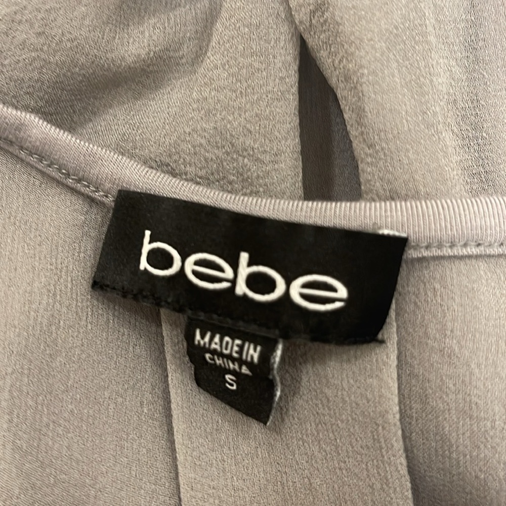 bebe Sheer Back Top - Picture 5 of 6